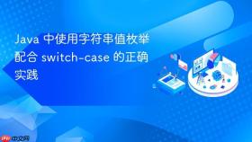 Java 中使用字符串值枚举配合 switch-case 的正确实践