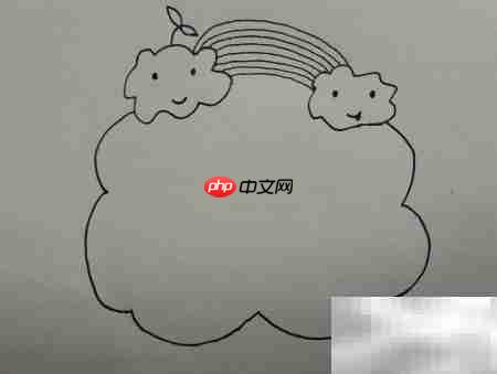 云朵边框绘画技巧