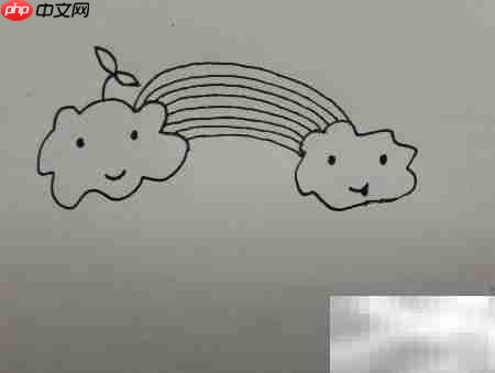 云朵边框绘画技巧