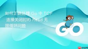 如何正确处理 Go 中 TCP 连接关闭时的 Read 无限循环问题
