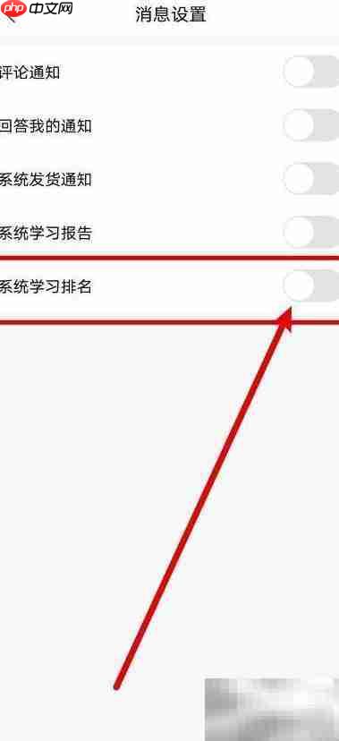 海文考研如何开启学习排名通知