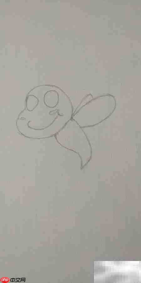小蜜蜂飞翔简笔画教程