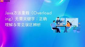 Java方法重载（Overloading）无需关键字：正确理解与常见误区辨析
