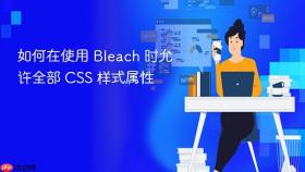 如何在使用 Bleach 时允许全部 CSS 样式属性
