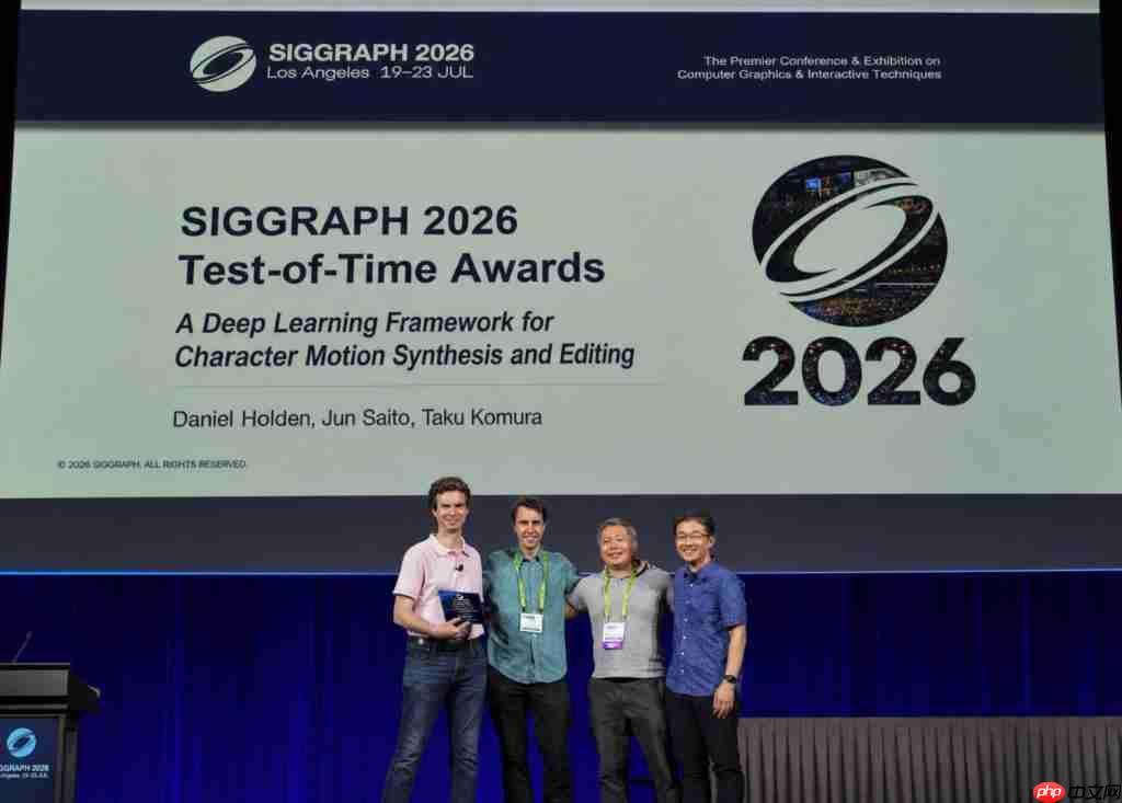 SIGGRAPH 时间检验奖揭晓:这项研究,提前十年押中了物理 AI