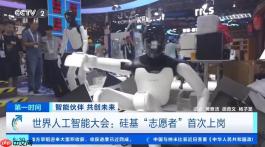 硅基志愿者上线！世界人工智能大会机器人含量太高了