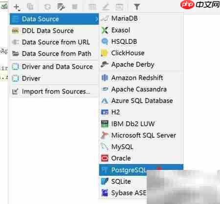 IntelliJ连接PostgreSQL教程