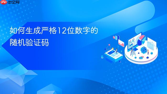 如何生成严格12位数字的随机验证码
