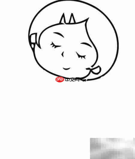 拇指姑娘简笔画分步教程