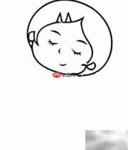 拇指姑娘简笔画分步教程