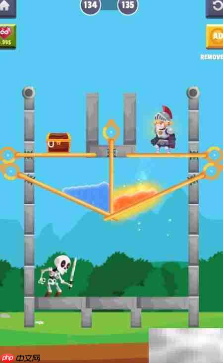 Magic Hero Puzzle 134关通关技巧