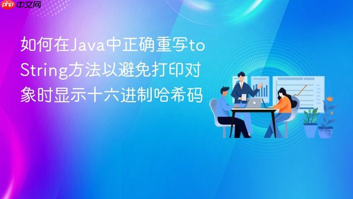 如何在Java中正确重写toString方法以避免打印对象时显示十六进制哈希码