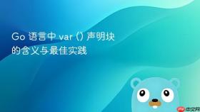 Go 语言中 var () 声明块的含义与最佳实践