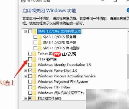 Win10安装TFTP客户端方法