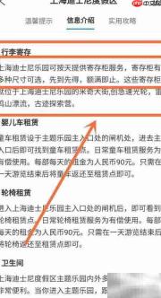 迪士尼行李寄存攻略