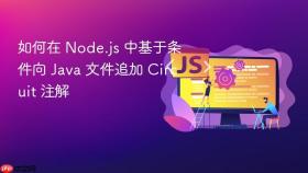 如何在 Node.js 中基于条件向 Java 文件追加 Circuit 注解