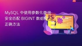MySQL 中使用参数化查询安全匹配 BIGINT 数组的正确方法