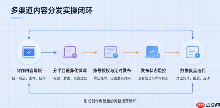内容一键分发是什么?多渠道同步发布实操技巧