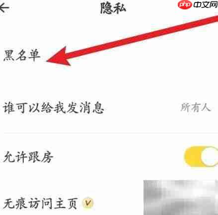 戏鲸软件黑名单查看方法