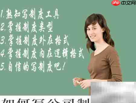 公司制度撰写指南