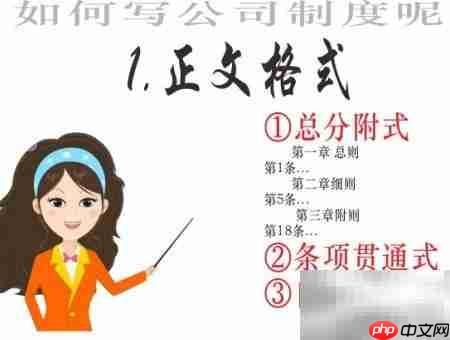 公司制度撰写指南