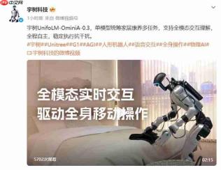 宇树发布全新模型 UnifoLM-OminiA-0.3