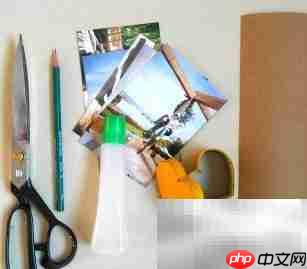 纸板DIY心形收纳盒