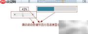 Excel2007制作百分百进度条