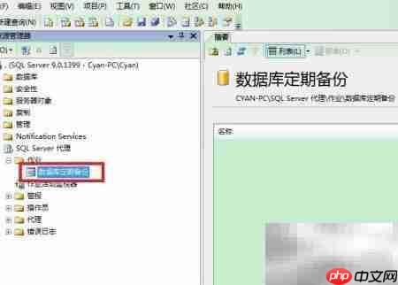 设置数据自动备份方法