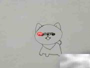 卡通博美小狗绘画教程