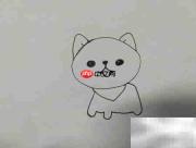 卡通博美小狗绘画教程