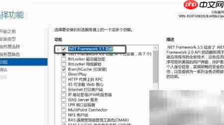 Win Server 2012安装.NET指南