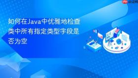 如何在Java中优雅地检查类中所有指定类型字段是否为空