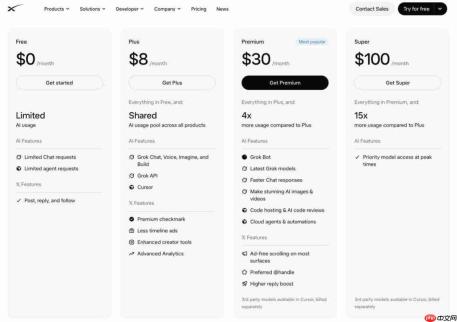 SpaceXSI端出订阅全家桶The X Subscription，Grok加Cursor加X Premium一锅烩