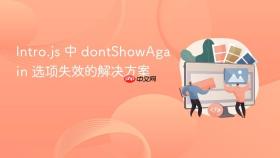 Intro.js 中 dontShowAgain 选项失效的解决方案