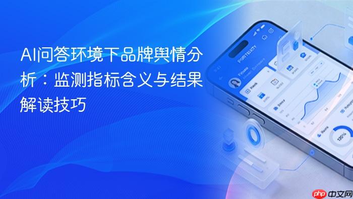ai问答环境下品牌舆情分析:监测指标含义与结果解读技巧