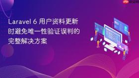 Laravel 6 用户资料更新时避免唯一性验证误判的完整解决方案