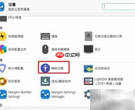 Manjaro启用屏幕阅读与放大