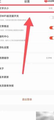 快报文字大小调整技巧
