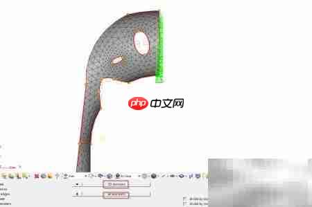 卸扣形貌优化前处理