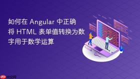 如何在 Angular 中正确将 HTML 表单值转换为数字用于数学运算