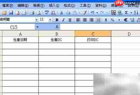 Excel日期自动转DC方法