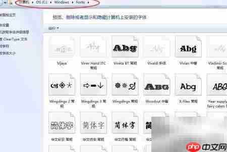 PS6添加字库教程