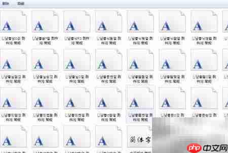 PS6添加字库教程