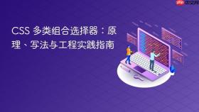 CSS 多类组合选择器：原理、写法与工程实践指南
