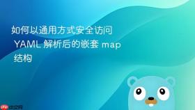 如何以通用方式安全访问 YAML 解析后的嵌套 map 结构