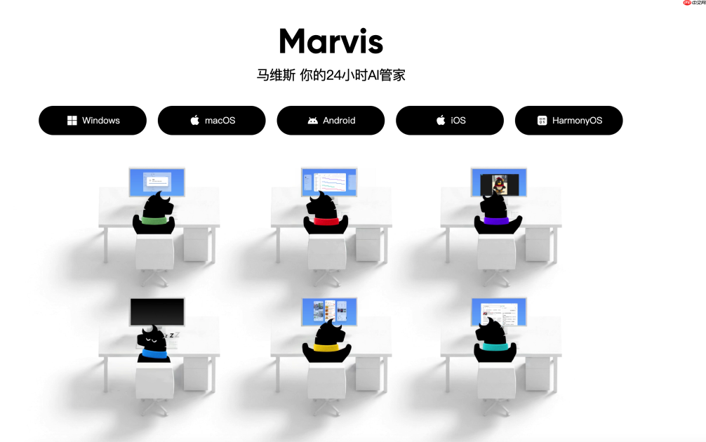 腾讯AI管家Marvis上架鸿蒙应用市场:手机在手,多台电脑远程帮你干活