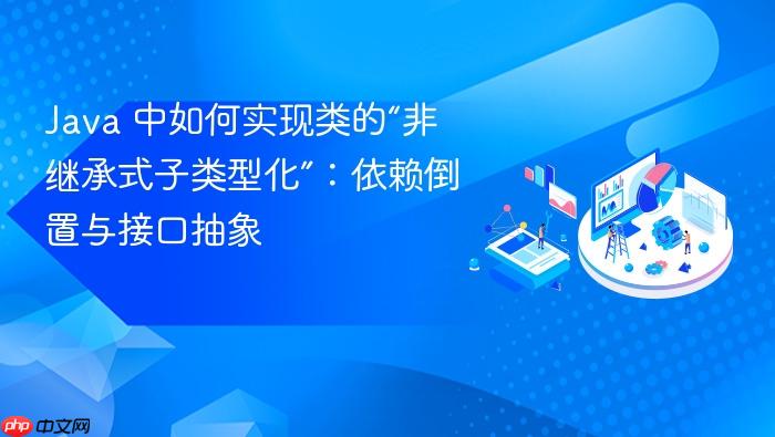 Java 中如何实现类的“非继承式子类型化”:依赖倒置与接口抽象