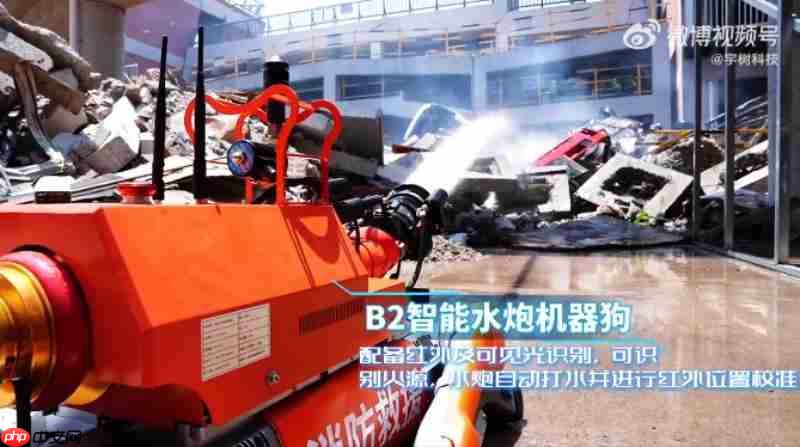 宇树发布四足机器人消防应急解决方案,多款机型各司其职