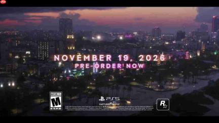 《GTA6》发售宣传片发布 距离发售还有一个多月